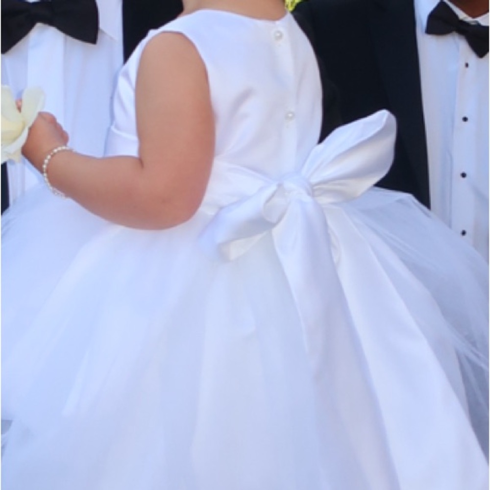 Elegant Cream Kids Dress